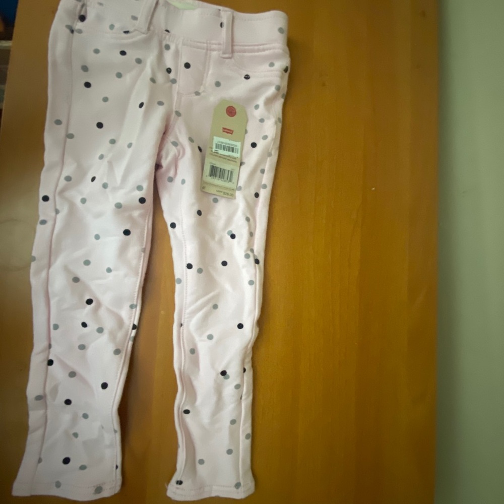 Pink Polka Dot Leggings